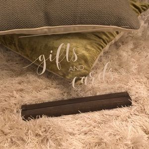 Gifts and Cards Wedding Decor Sign